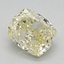 1.26 Ct. Fancy Light Yellow Cushion Lab Grown Diamond