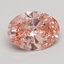 1.33 Ct. Fancy Intense Pink Oval Lab Grown Diamond