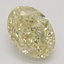 2.54 Ct. Fancy Yellow Oval Diamond