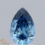 0.92 Ct. Fancy Vivid Blue Pear Lab Grown Diamond