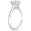 18K White Gold Dawn 1.5mm Diamond Ring, smallside view