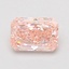 0.96 Ct. Fancy Vivid Pink Radiant Lab Grown Diamond