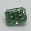 2.13 Ct. Fancy Vivid Green Radiant Lab Grown Diamond