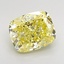 2.05 Ct. Fancy None Yellow Cushion Lab Grown Diamond
