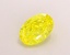 1.09 Ct. Fancy Vivid Yellow Oval Lab Grown Diamond