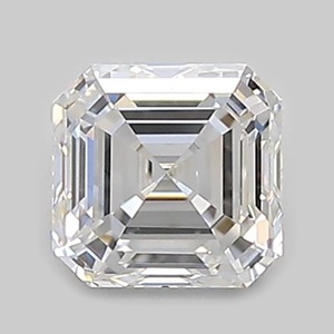 Asscher diamond — real photo
