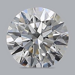 Round diamond — real photo