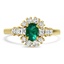 Retro Emerald Vintage Ring