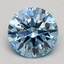 1.46 Ct. Fancy Intense Blue Round Lab Grown Diamond