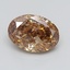 1.52 Ct. Light  Brown Oval Lab Grown Diamond