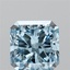 2.20 Ct. Fancy Vivid Blue Radiant Lab Grown Diamond