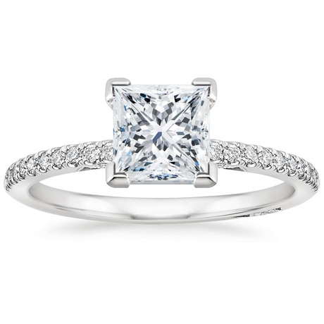 18K White Gold Simply Tacori Classic Diamond Bridal Set