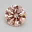 2.00 Ct. Fancy Intense Pink Round Lab Grown Diamond