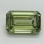 11.02 Ct. Fancy Vivid Green Emerald Lab Grown Diamond