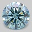 5.56 Ct. Fancy Vivid Blue Round Lab Grown Diamond