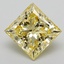 4.18 Ct. Fancy Yellow Princess Lab Grown Diamond