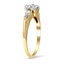 The Ardene Ring, smalltop view on a hand