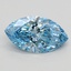 1.11 Ct. Fancy Vivid Blue Marquise Lab Grown Diamond
