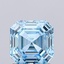 1.07 Ct. Fancy Vivid Blue Asscher Lab Grown Diamond
