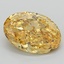 1.04 Ct. Fancy Vivid Yellow Oval Lab Grown Diamond