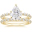18KY Moissanite Marseille Diamond Bridal Set (1/2 ct. tw.), smalltop view