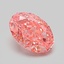1.07 Ct. Fancy Vivid Pink Oval Lab Grown Diamond