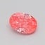 0.27 Ct. Fancy Vivid  Pink Oval Lab Grown Diamond