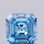 1.03 Ct. Fancy Vivid  Blue Asscher Lab Grown Diamond