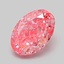 1.09 Ct. Fancy Vivid Pink Oval Lab Grown Diamond