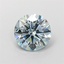 1.09 Ct. Fancy  Blue Round Lab Grown Diamond