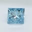 2.80 Ct. Fancy Vivid Malibu Blue Princess Lab Grown Diamond