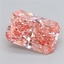 11.43 Ct. Fancy Vivid Pink Radiant Lab Grown Diamond