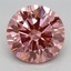3.80 Ct. Fancy Vivid Pink Round Lab Grown Diamond
