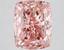 6.06 Ct. Fancy Vivid  Pink Cushion Lab Grown Diamond