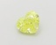 1.00 Ct. Fancy Vivid  Yellow Heart Lab Grown Diamond