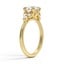 Floral-Inspired Cluster Diamond Ring, smallside view