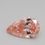 0.50 Ct. Fancy Intense Pink Pear Lab Grown Diamond
