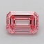 1.51 Ct. Fancy Vivid Pink Emerald Lab Grown Diamond