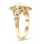 The Jasmina Ring, smalltop view on a hand
