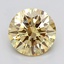 2.10 Ct. Fancy  Yellow Round Lab Grown Diamond