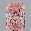 6.21 Ct. Fancy Vivid Pink Radiant Lab Grown Diamond