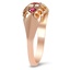 The Keiran Ring, smalltop view on a hand