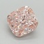 2.30 Ct. Fancy Vivid Pink Cushion Lab Grown Diamond