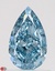 1.11 Ct. Fancy Vivid  Blue Pear Lab Grown Diamond