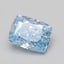 1.40 Ct. Fancy Vivid Blue Cushion Lab Grown Diamond