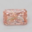 5.08 Ct. Fancy Vivid Pink Radiant Lab Grown Diamond