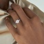 18K White Gold Vesper Bezel Ring, smalladditional view 2