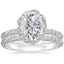 18KW Moissanite Nova Diamond Bridal Set (3/4 ct. tw.), smalltop view