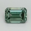 3.07 Ct. Fancy Vivid Green Emerald Lab Grown Diamond