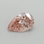 0.32 Ct. Fancy Vivid Pink Pear Lab Grown Diamond